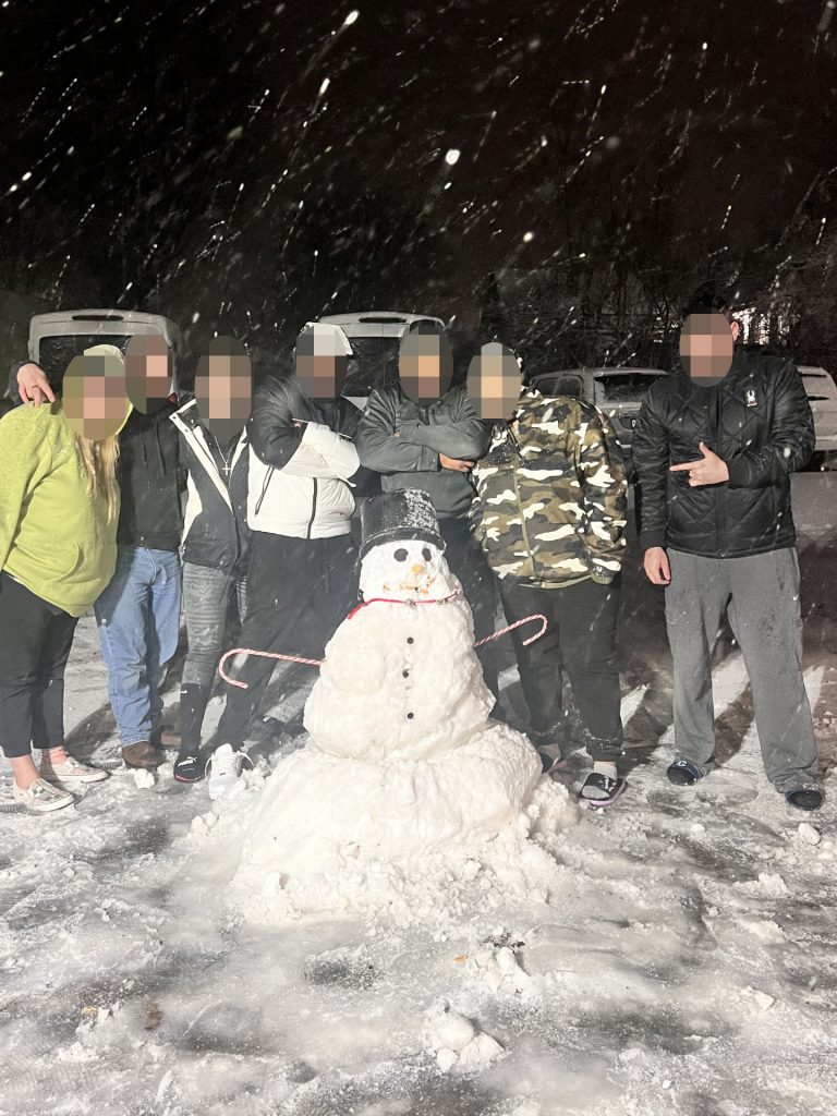 Alpine Springs snowman