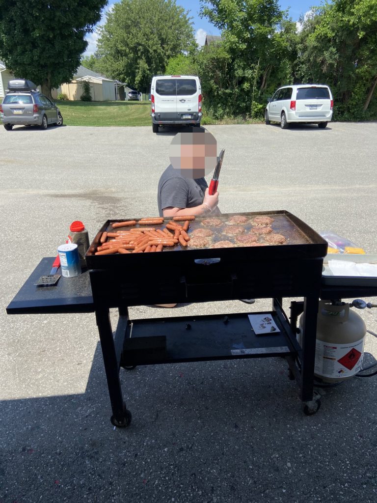 Community cookout event building connection and support in addiction recovery at Alpine Springs