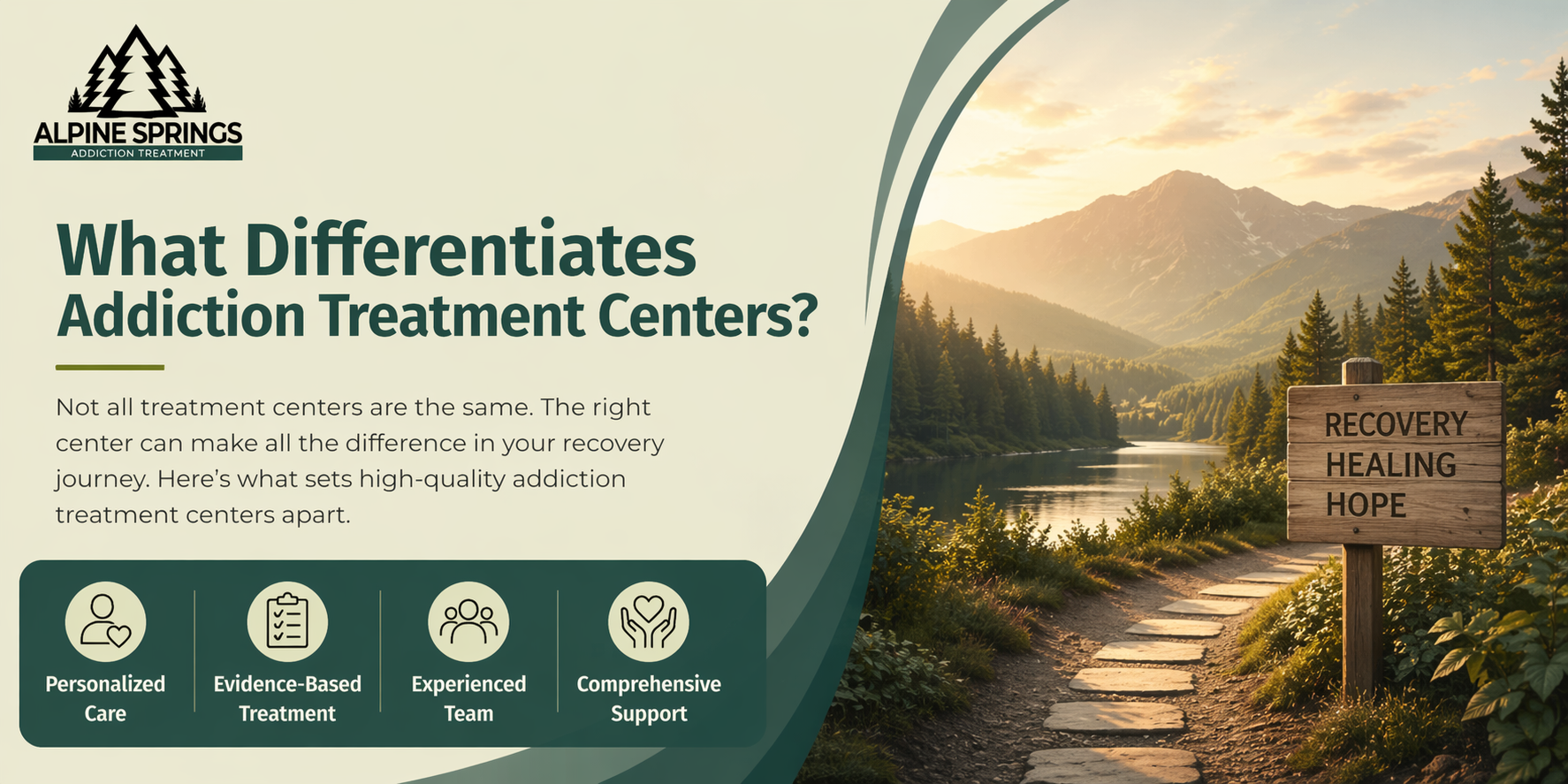 What differentiates Addiction Treatment Centers?