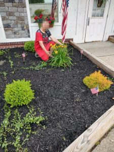 Alpine Springs Clients participating in therapeutic gardening as part of addiction recovery at Alpine Springs